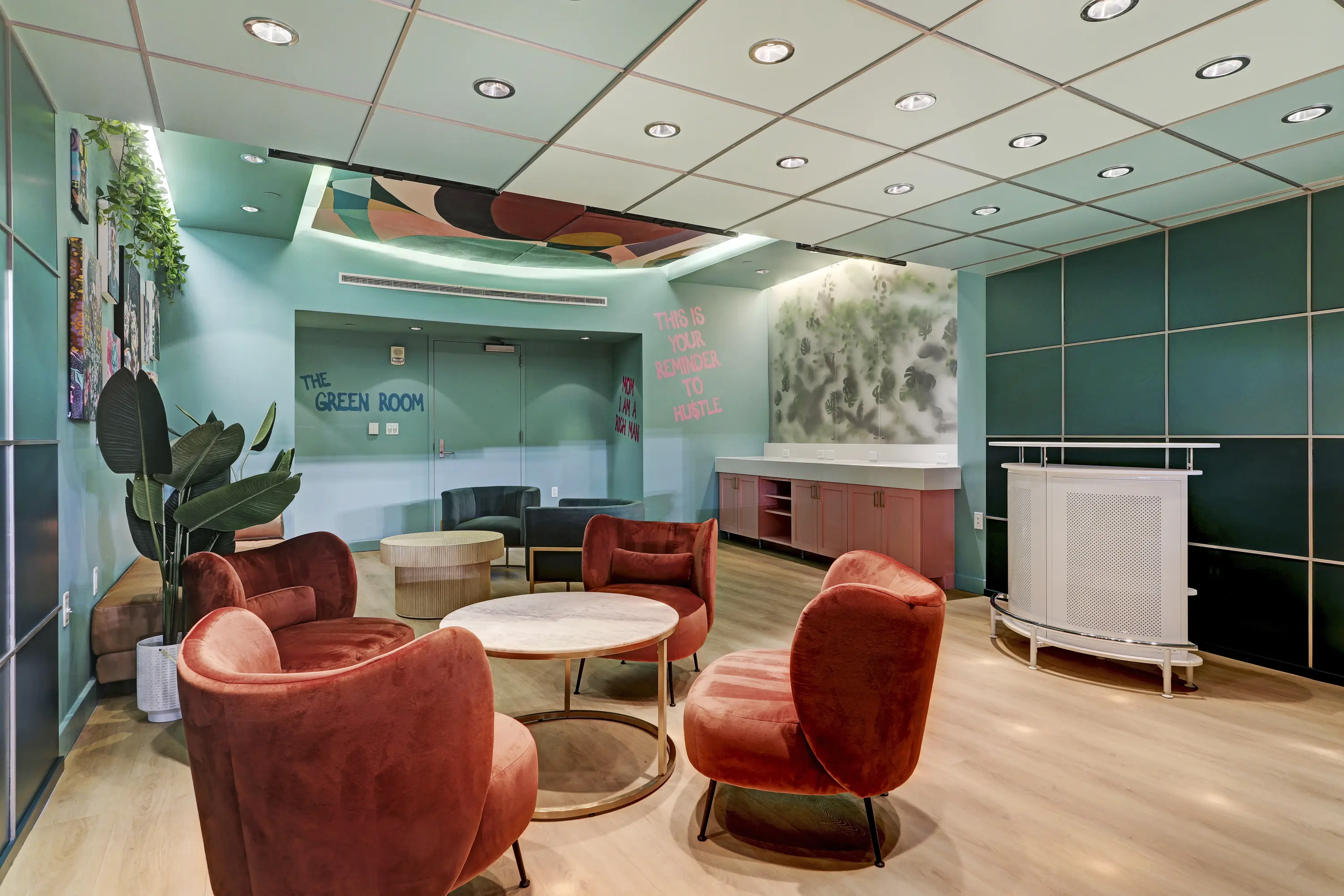 Crowd cheering and standing in the stands during a playoff game