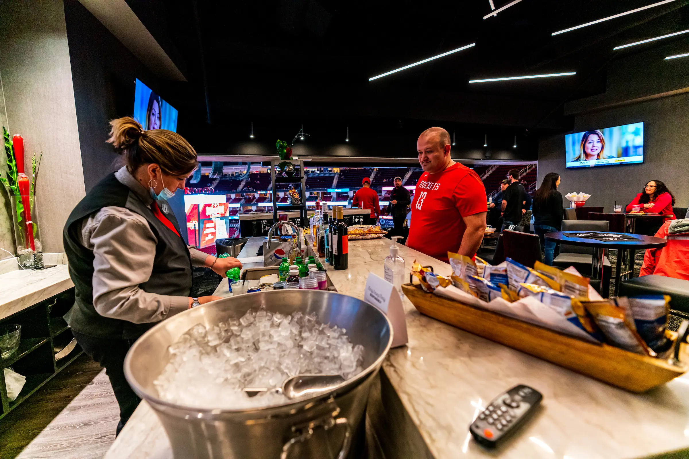 Premium service at Toyota Center