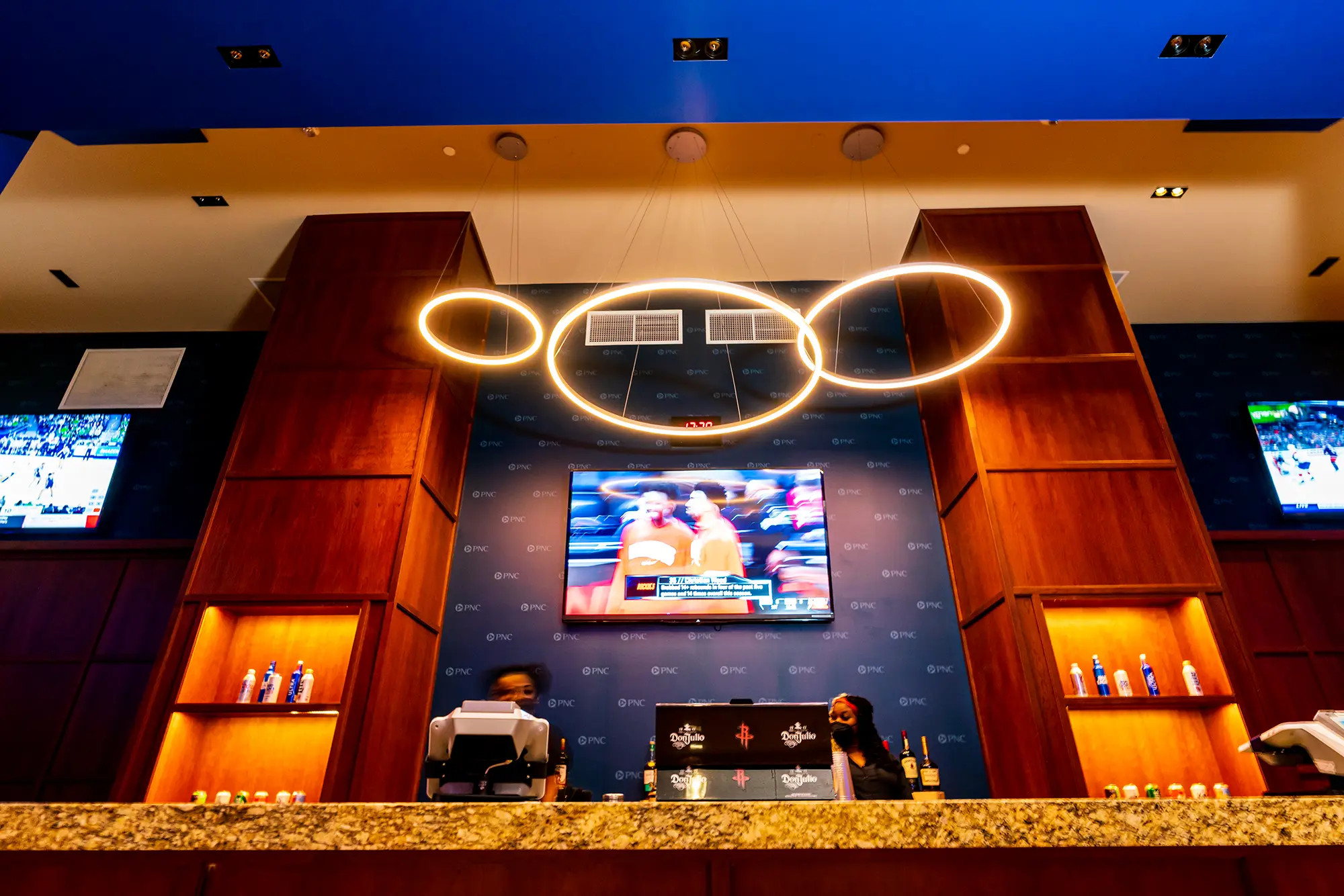 Exclusive club area at Toyota Center